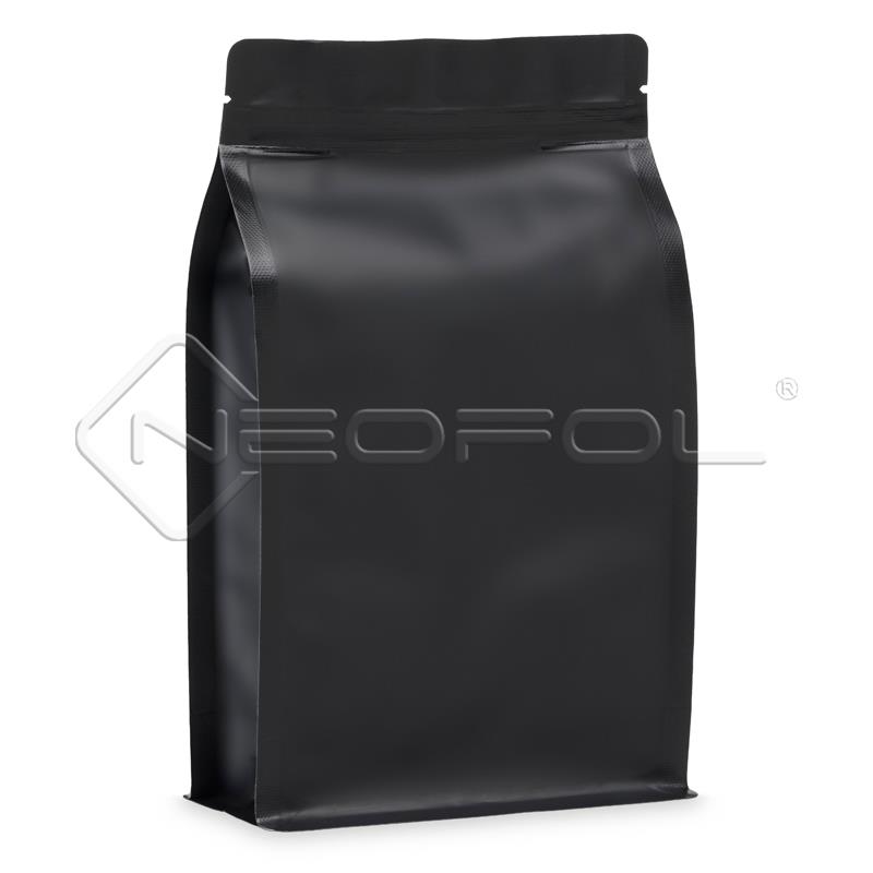 BOXpack® mit Zipper / mattschwarz / 1000 g
