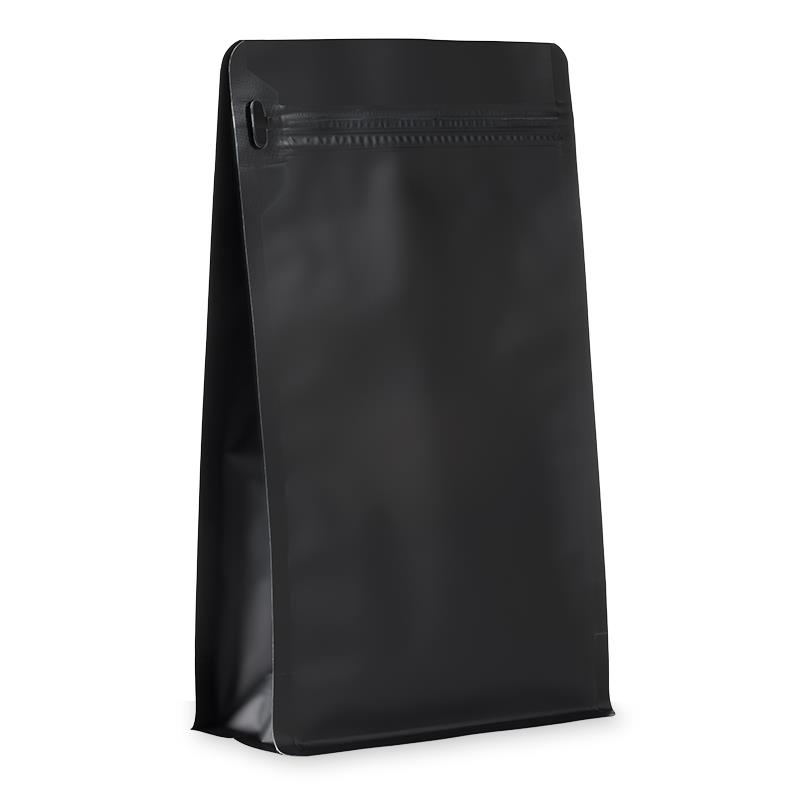 BOXpack® mit Pocket-Zipper / mattschwarz / 100 g