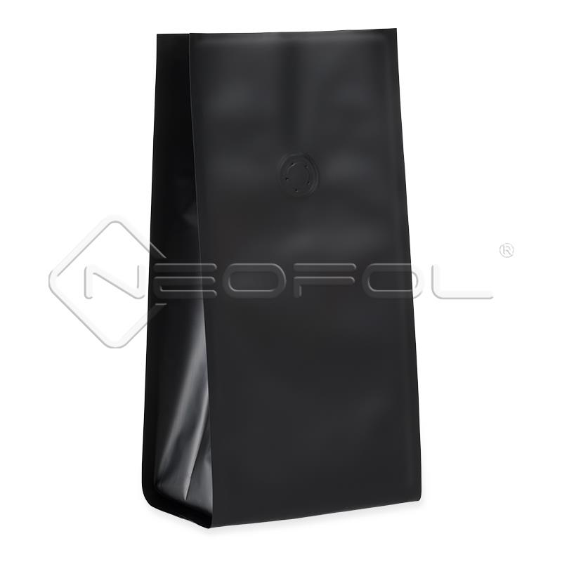 Quad Bags® mit Ventil / mattschwarz / 1000 g