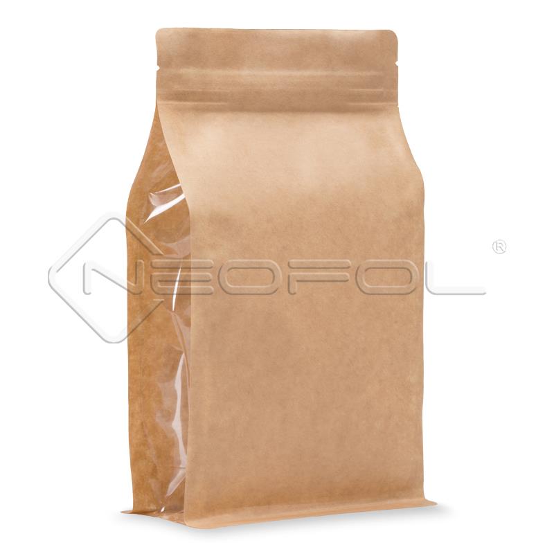 BOXpack® mit Zipper / kraftbraun + SF transparent / 250 g BOXpack® mit Zipper / kraftbraun + SF transparent / 250 g