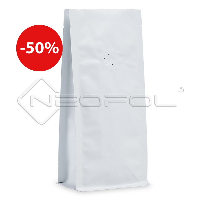 BOXpack® recyclebar mit Ventil / mattweiß / 1000 g