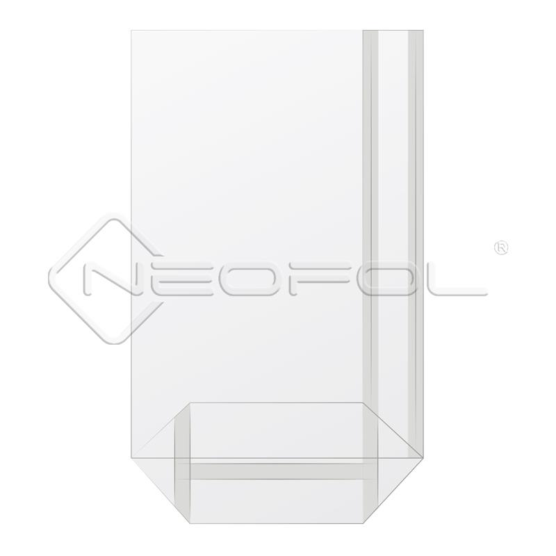 OPP-Kreuzbodenbeutel mit Siegelnaht / hochtransparent / 120 x 225 mm OPP-Kreuzbodenbeutel mit Siegelnaht / hochtransparent / 120 x 225 mm