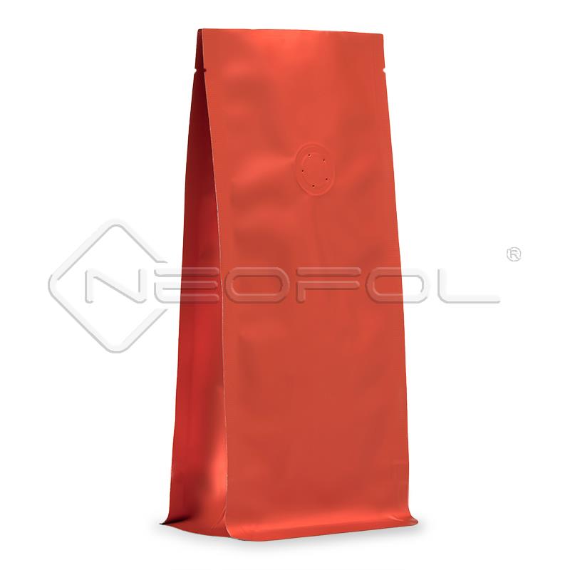 BOXpack® recyclebar mit Ventil / mattrot / 250 g