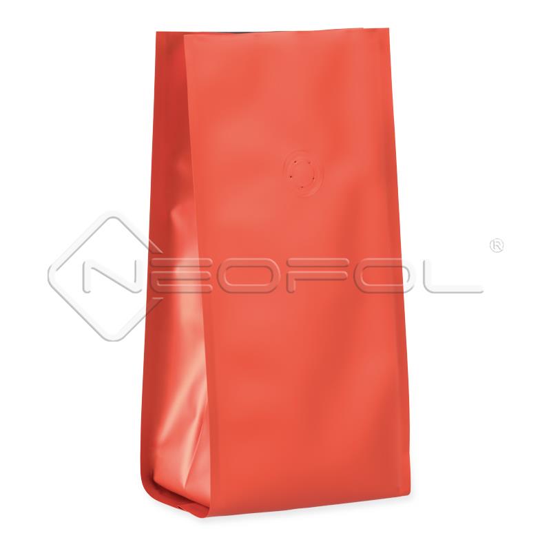 Quad Bags® mit Ventil / mattrot / 250 g 