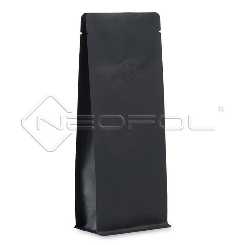 BOXpack® Slimsize mit Ventil / kraftschwarz / 500 g