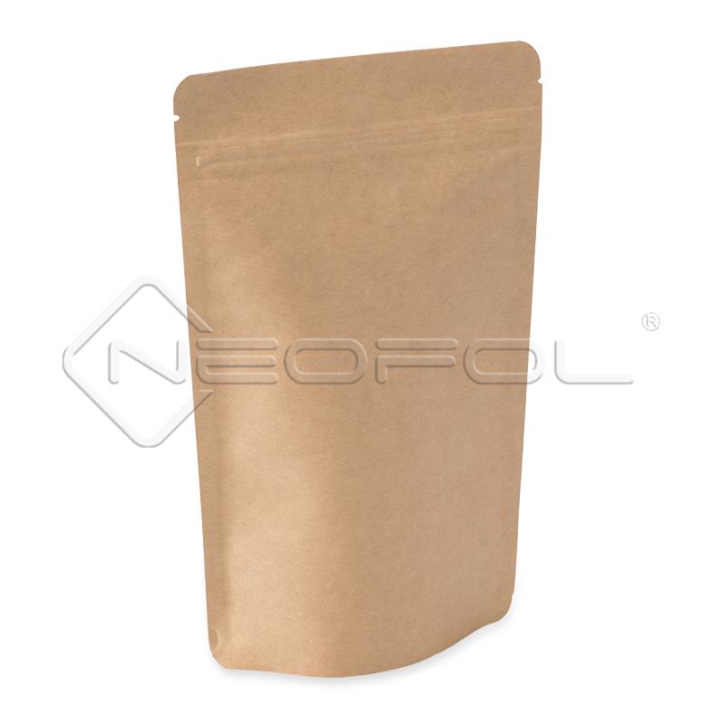 Standbodenbeutel BIOver® mit Zipper / kraftbraun / 100 ml Standbodenbeutel BIOver® mit Zipper / kraftbraun / 100 ml