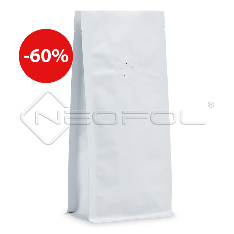 BOXpack® recyclebar mit Ventil / mattweiß / 500 g