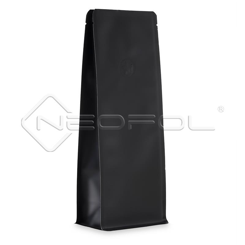 BOXpack® Economy mit Ventil / mattschwarz / 500 g BOXpack® Economy mit Ventil / mattschwarz / 500 g